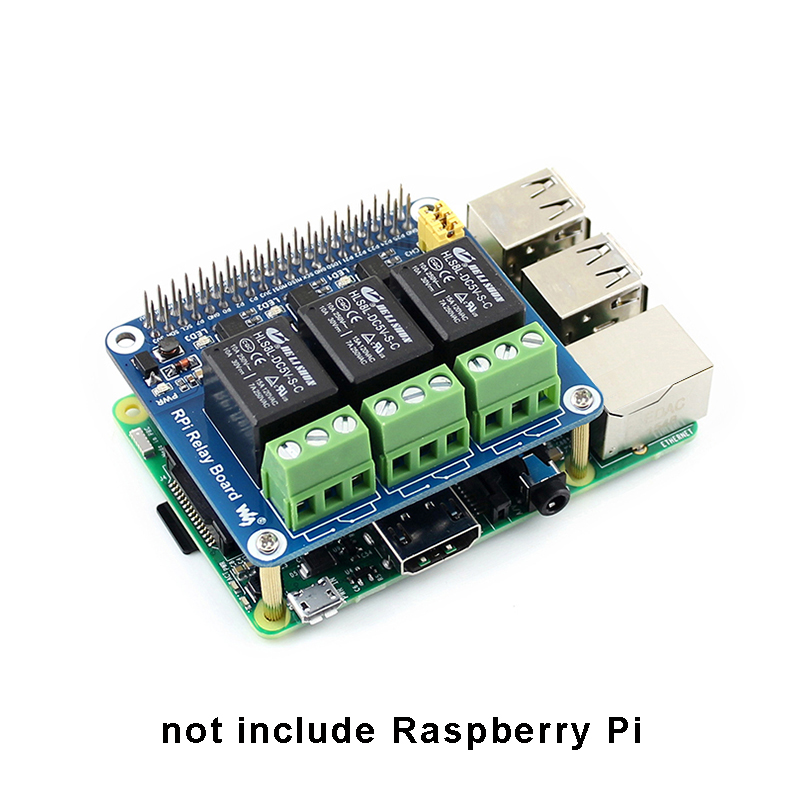 Home Automation Raspberry Pi - 3 Kanaals Relais Uitbreidingskaart Voor Raspberry