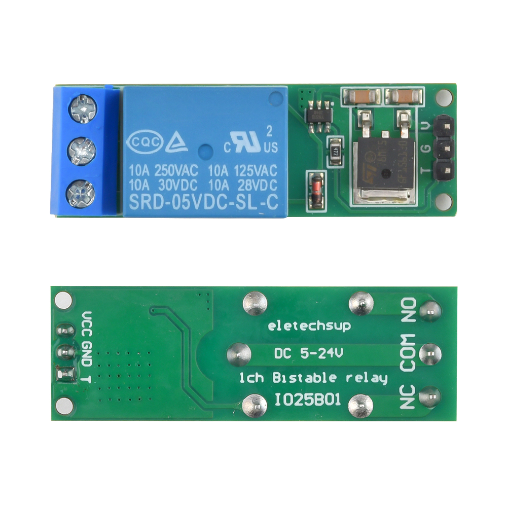 Shelly Relay Module - DC 6-24 V Flip-Flop Klinkrelaismodule 1-weg