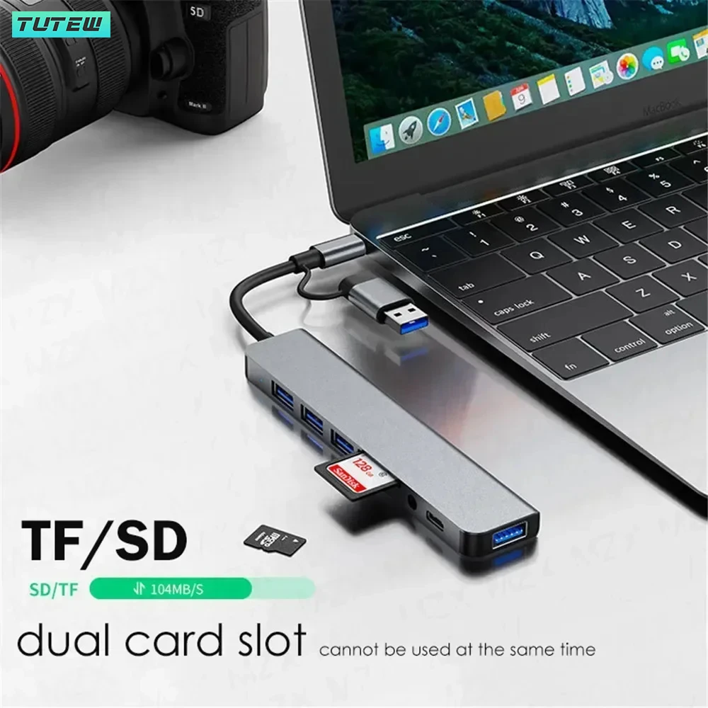 8-in-1 USB C-hub USB-splitter  - Home Assistant Sd recensie en prijs