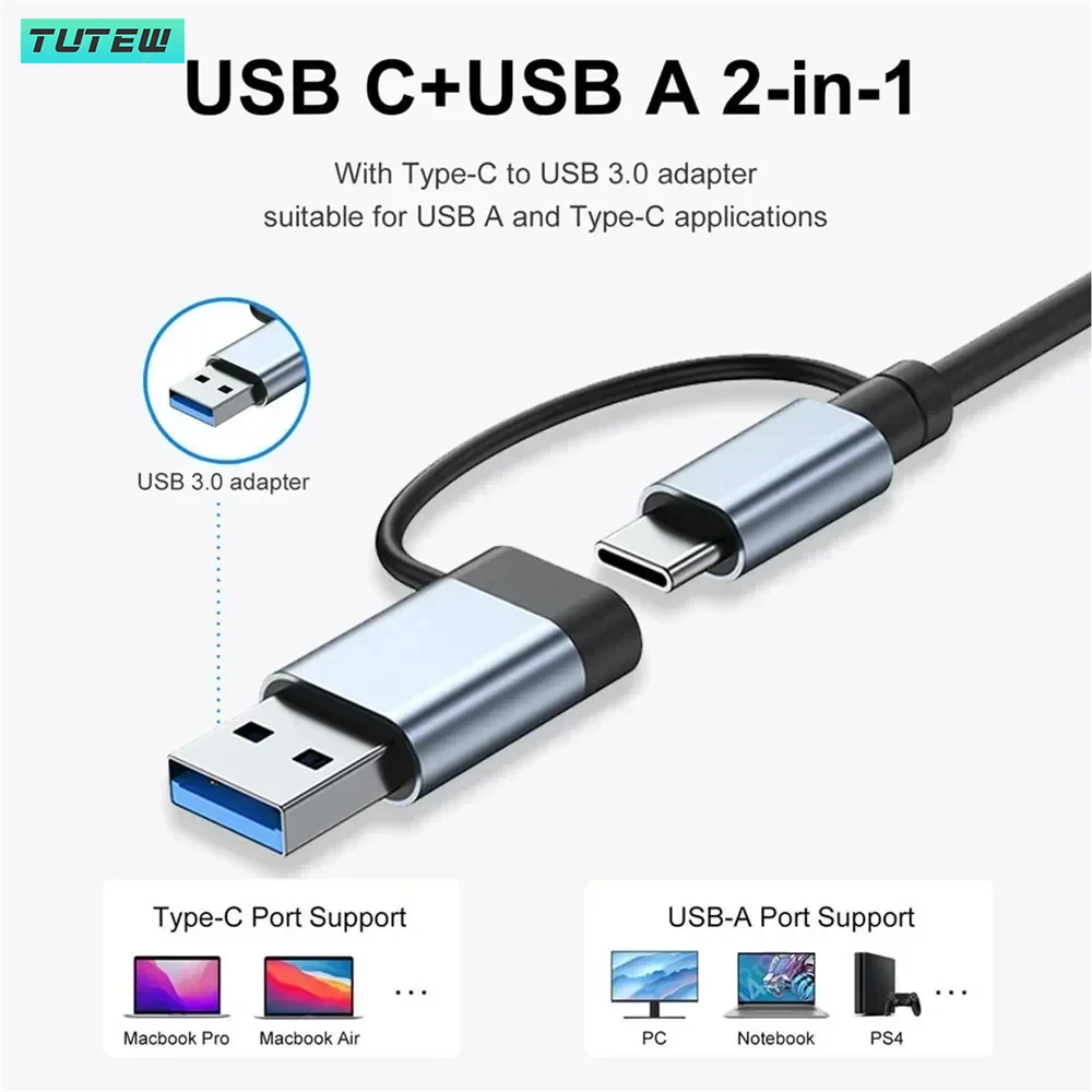 8-in-1 USB C-hub USB-splitter  - Home Assistant Sd recensie en prijs