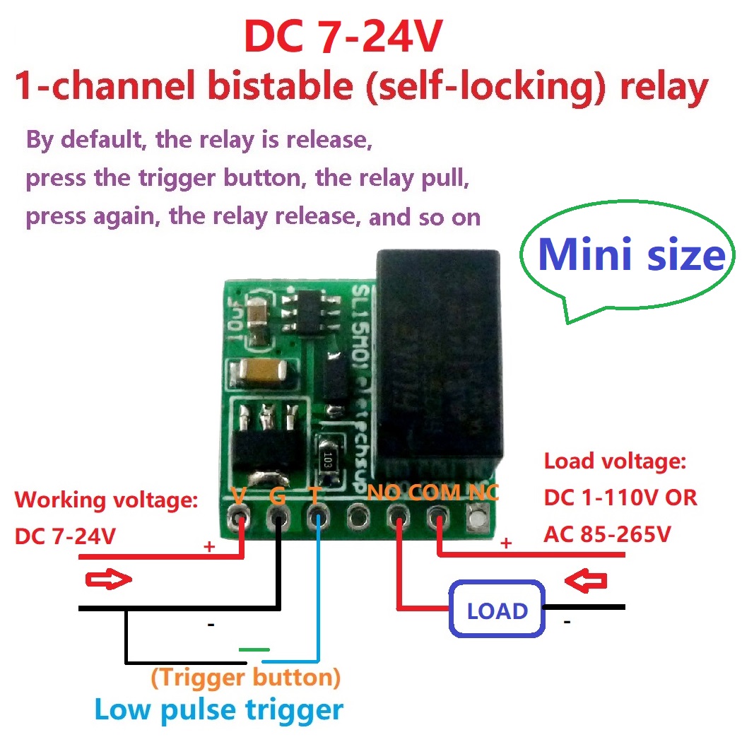 DC 9V 12V 24V 2A Mini Bistabie - Shelly Relay Module recensie en prijs