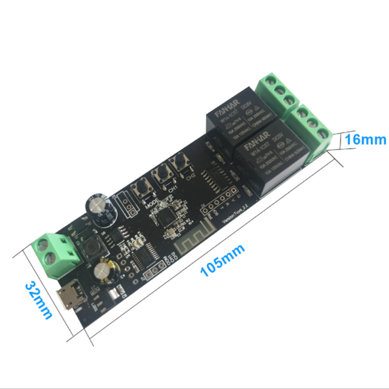 2CH Tuya Wifi Smart Control Bo - Home Automation Diy recensie en prijs