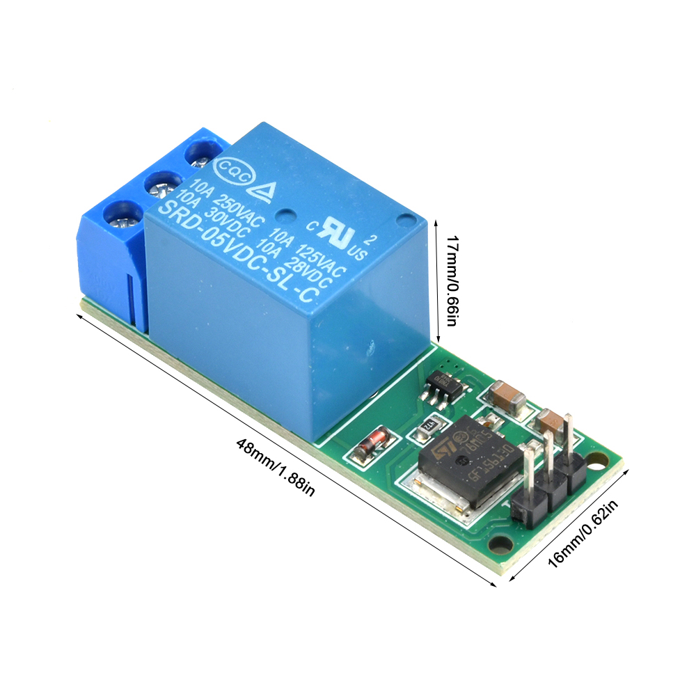 DC 6-24 V Flip-Flop Klinkrelai - Shelly Relay Module recensie en prijs