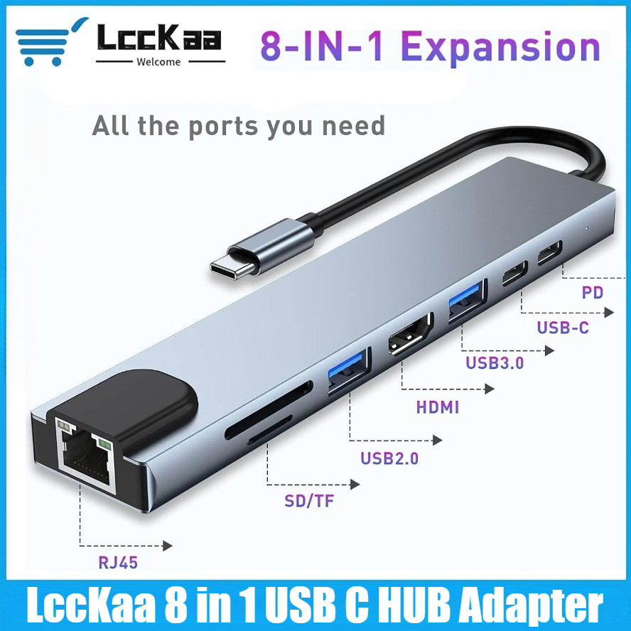 USB-C Hub 8/7-in-1 4K HDMI Ada - Home Assistant Sd recensie en prijs