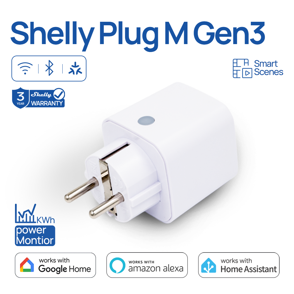 Shelly Plug M Gen3 WiFi Smart  - Shelly Relay Module recensie en prijs