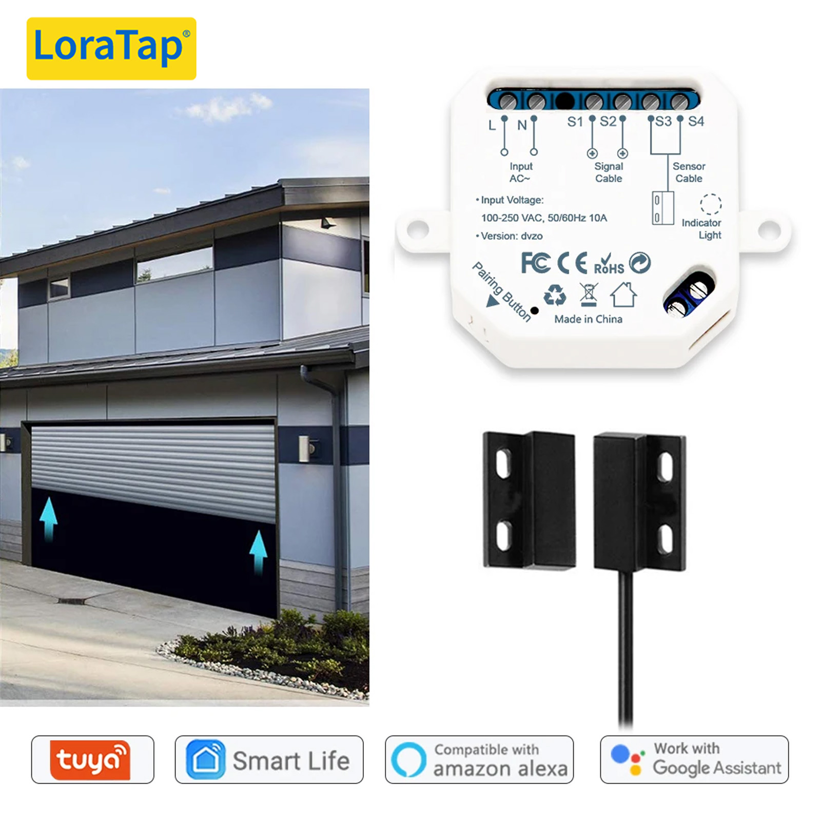 LoraTap Tuya Smart Life Garage - Home Automation Diy recensie en prijs