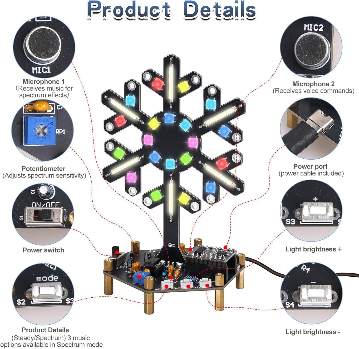 Spectrumlicht met stembedienin - Home Automation Diy recensie en prijs