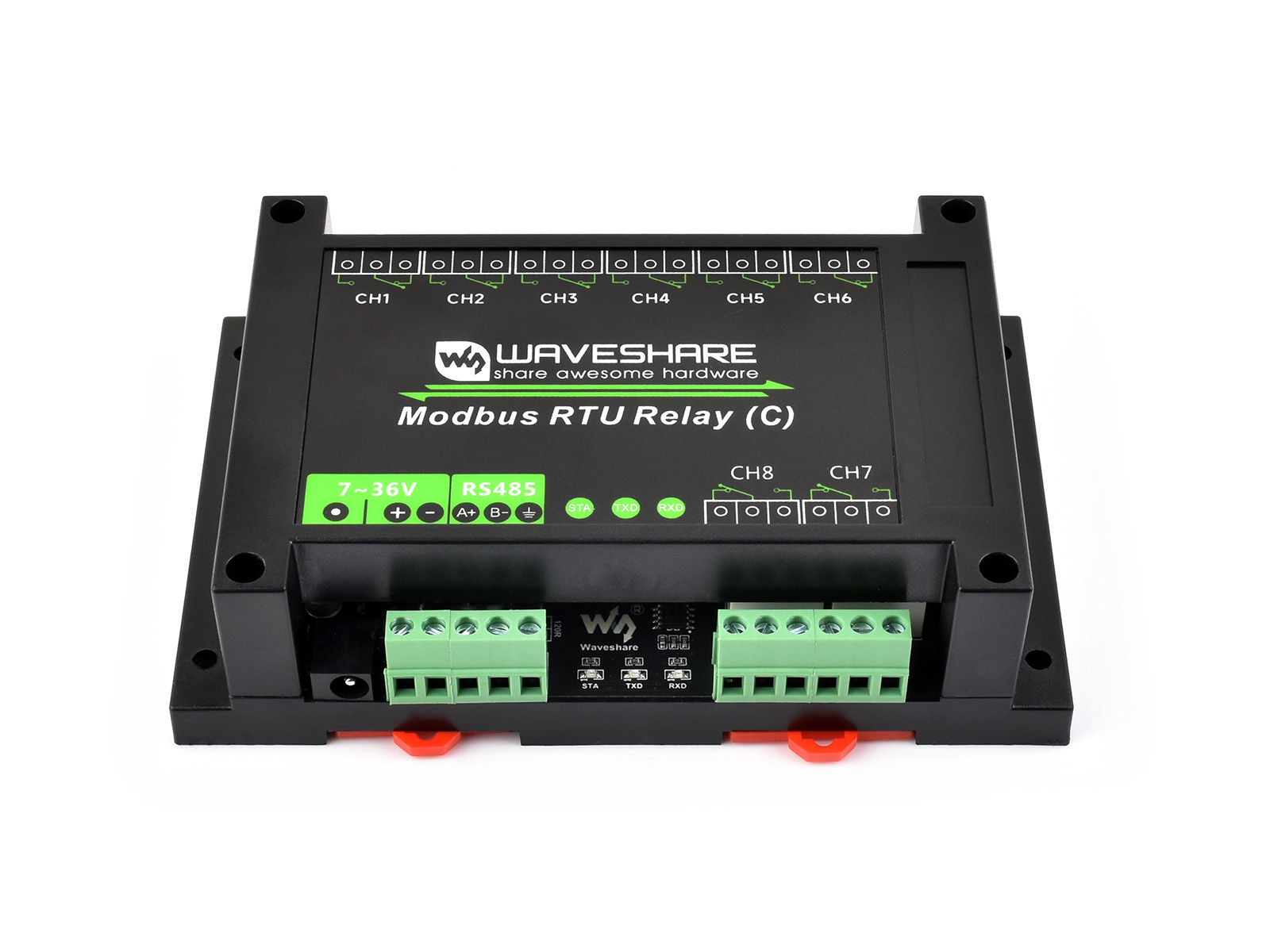 Modbus RTU-relais (C), Modbus  - Shelly Relay Module recensie en prijs