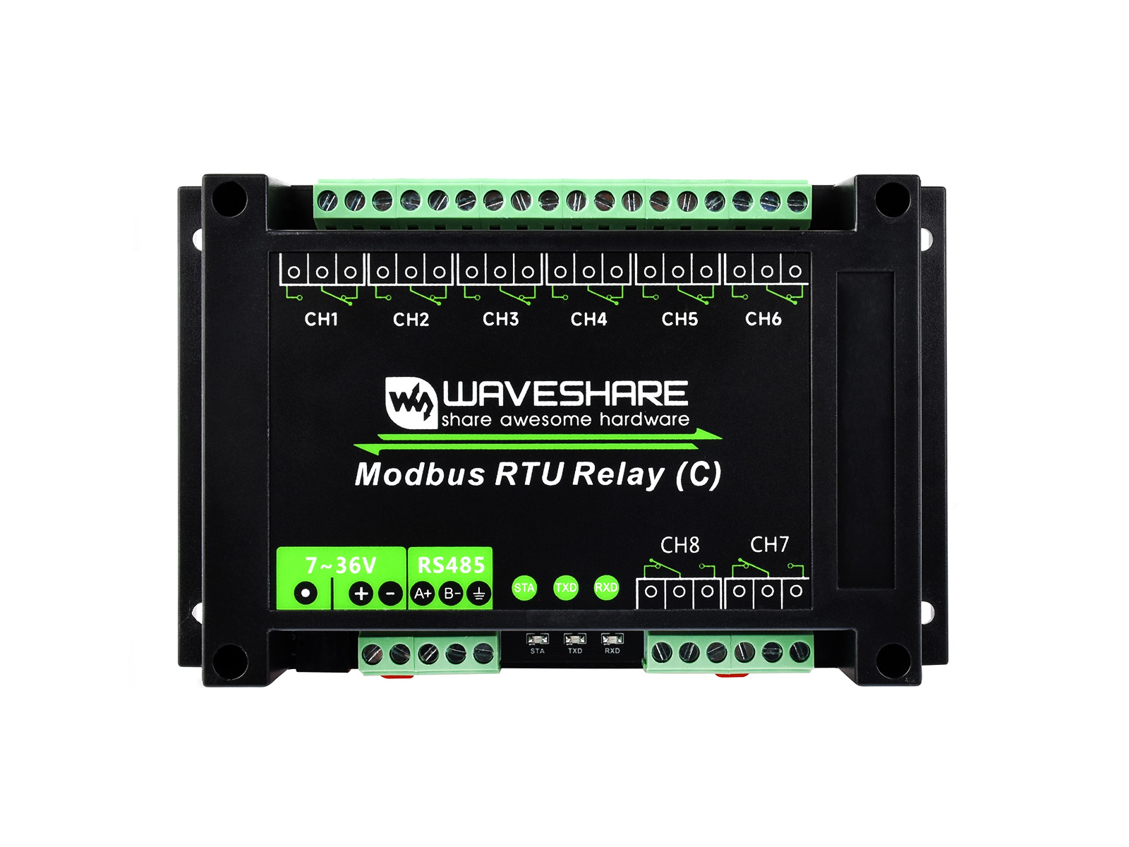 Modbus RTU-relais (C), Modbus  - Shelly Relay Module recensie en prijs