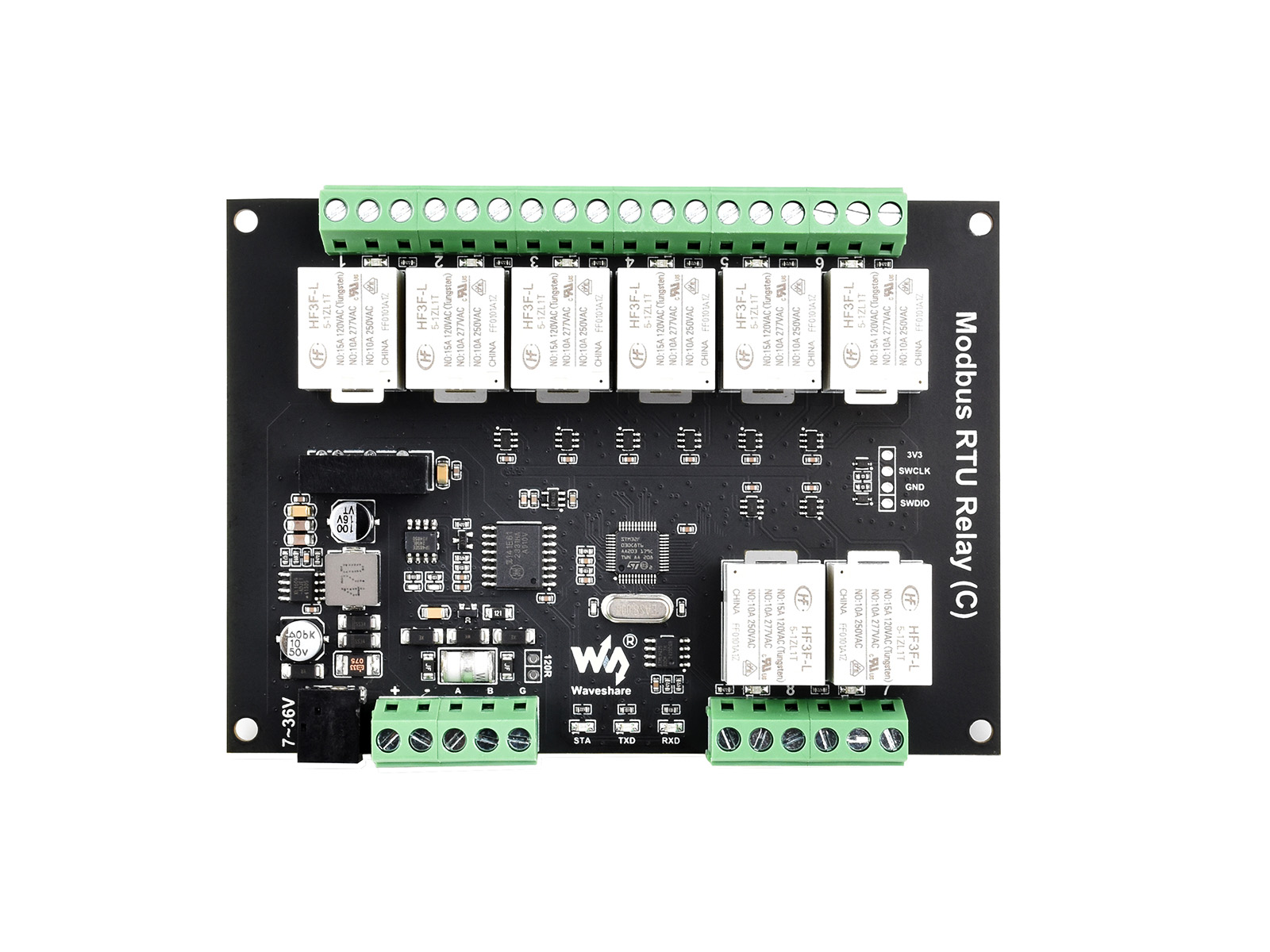 Modbus RTU-relais (C), Modbus  - Shelly Relay Module recensie en prijs